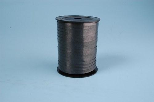 Cadeaulint zwart 500 m x 5 mm - krullint voor knutselen en versieren