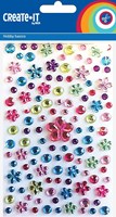 Diamantjes Flower Mix kit de loisirs créatifs multicolore - 150 pièces paillettes