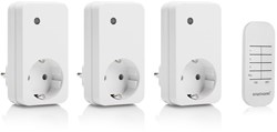 Smartwares draadloze schakelset met afstandsbediening - 3 stekkers voor smart home gemak