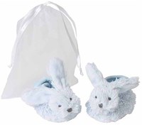 Happy Horse babyslofjes Konijn Richie blauw - cadeau in organza tas