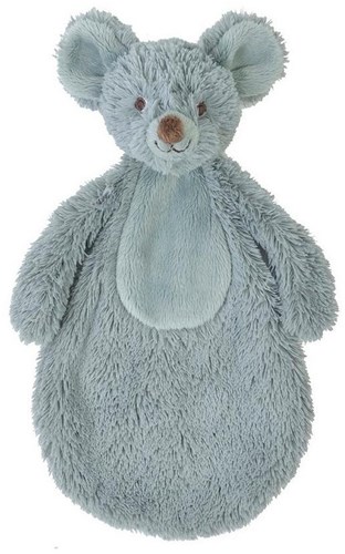 Happy Horse knuffeldoekje Mouse Mel - 25 cm - groen babycadeau
