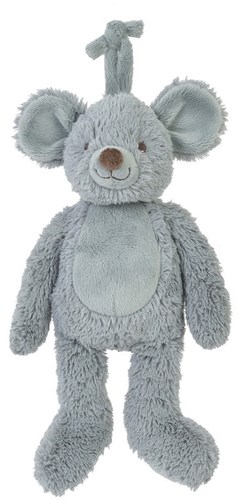 Happy Horse muziekknuffel muis Mel - muziekdoosje - groen - baby cadeau