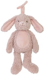 Happy Horse Lapin boîte à musique Rosi - Vieux rose - Cadeau bébé