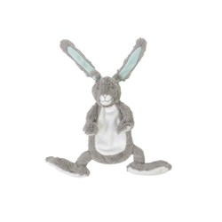 Happy Horse knuffeldoekje konijn Twine grijs - 20 cm baby cadeau