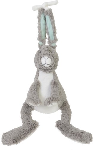 Happy Horse knuffel konijn muziekgrijs - Rabbit Twine 24 cm baby cadeau