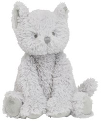 Happy Horse peluche chat Cobien 24 cm gris - doudou bébé doux