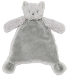 Happy Horse knuffeldoek kat Cobien grijs baby cadeau pluche