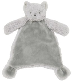 Happy Horse knuffeldoek kat Cobien grijs baby cadeau pluche