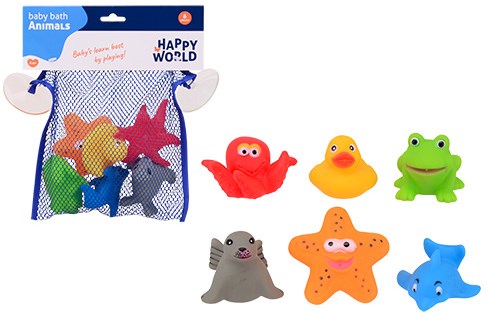 Happy World Badspeeltjes, 6dlg.