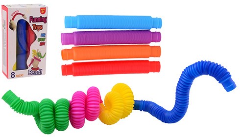 8 tubes fidget en boîte 24420