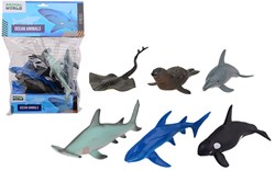 Johntoy oceaan dieren speelfiguren set - Animal World - 6 stuks