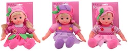 Baby Rose Baby rose pop op kaart 3 ass. 27653