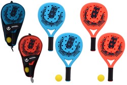 Hot Set de raquette de padel 2 raquettes, balle, housse 2 couleurs.