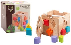 Jouéco houten vormenstoof educatief speelgoed multi kleur