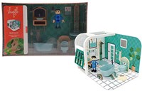 Jouéco houten badkamer speelset poppenhuis - educatief speelgoed