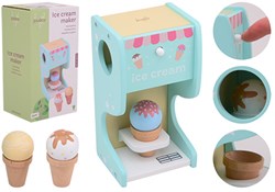 Jouéco houten speelgoed ijsmachine met ijsbollen - fantasierijk speelplezier