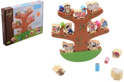 Johntoy jeu d'équilibre en bois Fien & Teun - jouet éducatif 19 pièces