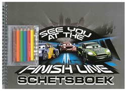Image Books Cars carnet de croquis avec pochoir et set de dessin pour enfants