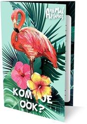 Image Books invitation Animal Planet flamant rose set - 6 cartes