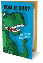 Image Books cartes d'invitation dinosaure lot de 6 cartes avec enveloppes