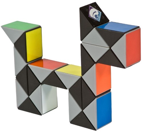 Magic Puzzle kleurrijke vormenpuzzel 24-delig multicolor-3