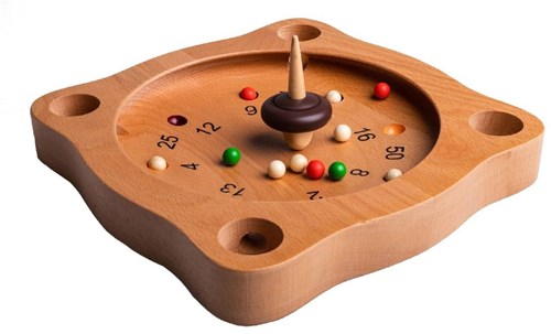 Clown Games Roulette Tyrolien en Bois-3