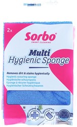 Sorbo éponge de nettoyage hygiénique antibactérienne bleue 2 pièces