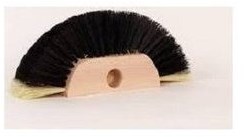 Luva brosse de nettoyage plumeau noir blanc poils synthétiques avec support de manche