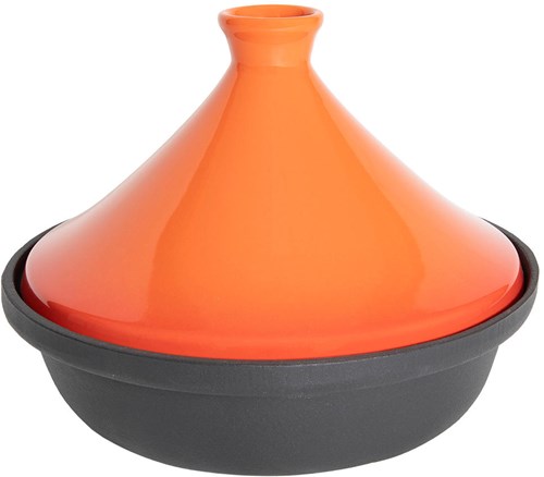 Tajine jouet marmite fonte rouge 25x5,5cm cuisine enfant