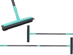 Balai caoutchouc télescopique jouet gris turquoise jeu éducatif