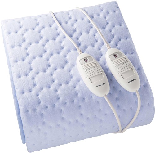 Inventum couverture électrique double polaire 150x140 cm bleu clair