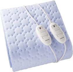 Inventum elektrische onderdeken tweepersoons warmtedeken 150x150 cm fleece