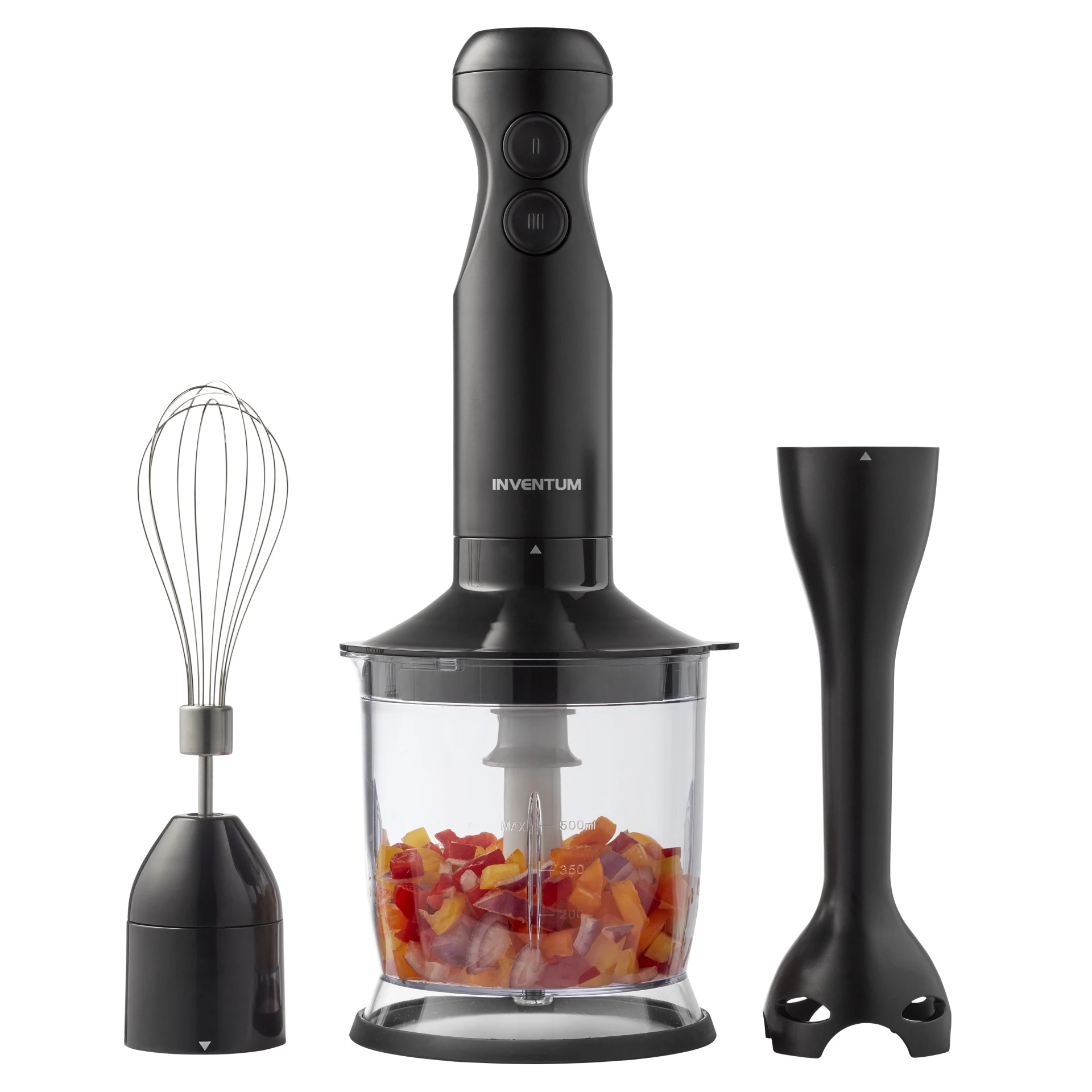 Inventum MX350B Staafmixer set 350W - zwart