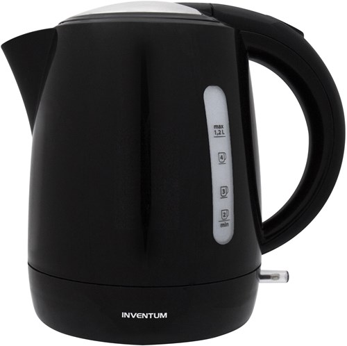 Inventum bouilloire 1,2 litre noire 2200W - filtre anti-calcaire