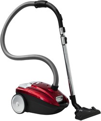 Inventum stofzuiger met zak 3L - Rood HEPA 13 - 10m actieradius