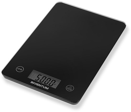 Inventum balance de cuisine numérique noire 5 kg LCD précision tare