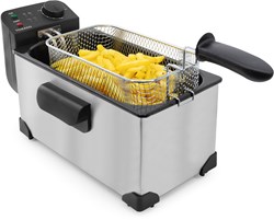 Tomado frituurpan RVS - 3 liter koude zone friteuse voor knapperige snacks