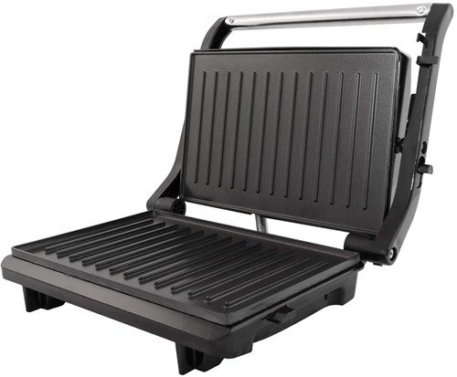 Tomado contactgrill 750W zwart RVS compacte grill tosti apparaat