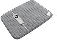 Tomado coussin chauffant électrique 60x40 cm gris avec minuterie confort