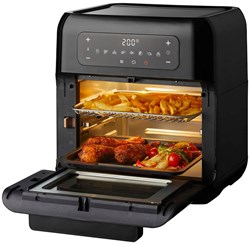 Tomado airfryer oven heteluchtfriteuse 12 liter 8 programma's zwart