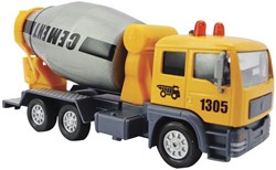 Kids Globe camion bétonnière jouet avec lumière et son 16cm