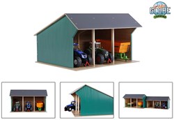 Kids Globe grange agricole jouet pour tracteurs 1:32 bois grande étable