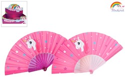 Unicorn waaier magisch speelgoed 23cm voor kinderen