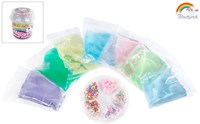 Unicorn putty speelgoed mix je eigen glitter en kralen 700 gram