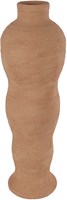 Van Manen vase jouet décoration terracotta 12x12x38,5cm marron