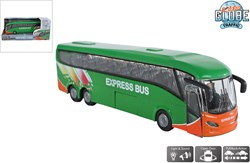 Kids GLOBE bus jouet die cast avec lumière et son 18,5cm vert