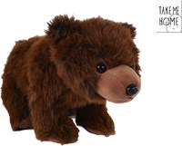 Take Me Home ours en peluche 35cm jouet doux marron