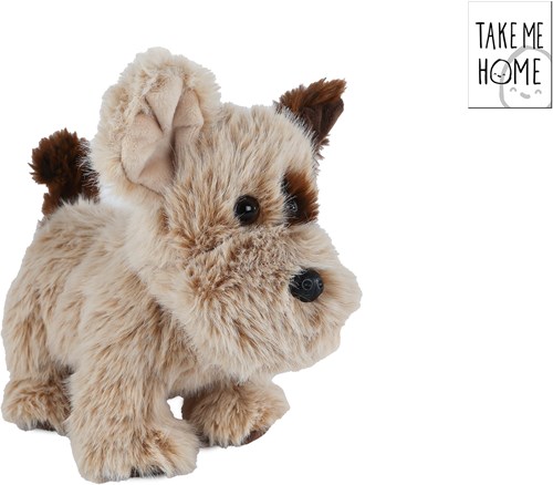Chien peluche debout 22cm jouet câlin Take Me Home