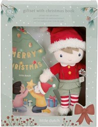 Mercis coffret cadeau de Noël jouet avec livre et peluche pour enfants