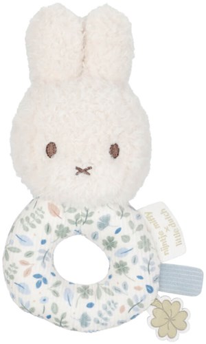 Nijntje hochet jouet bébé Lucky Leaves bleu - Little Dutch